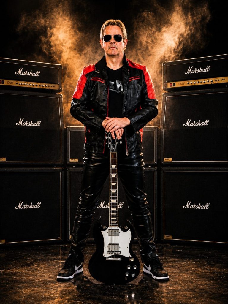 Gitarrist Ralph mit Gitarre